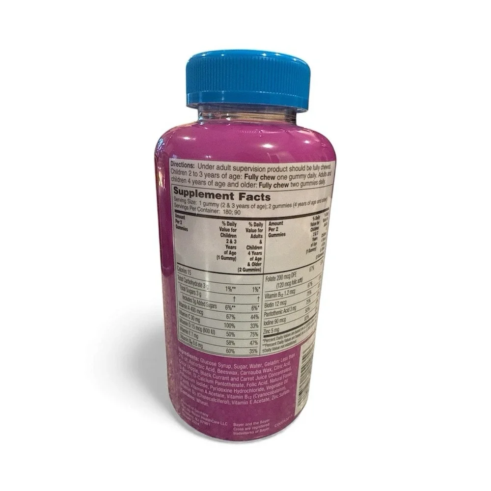 Flintstones Kids Gummies Complete Multivitamins Mixed Fruit 180 Gummies Exp 8/26